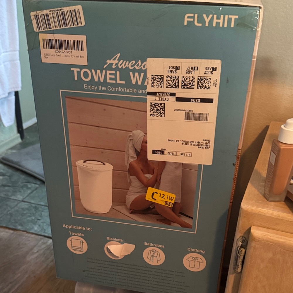 Towel Warmer in White